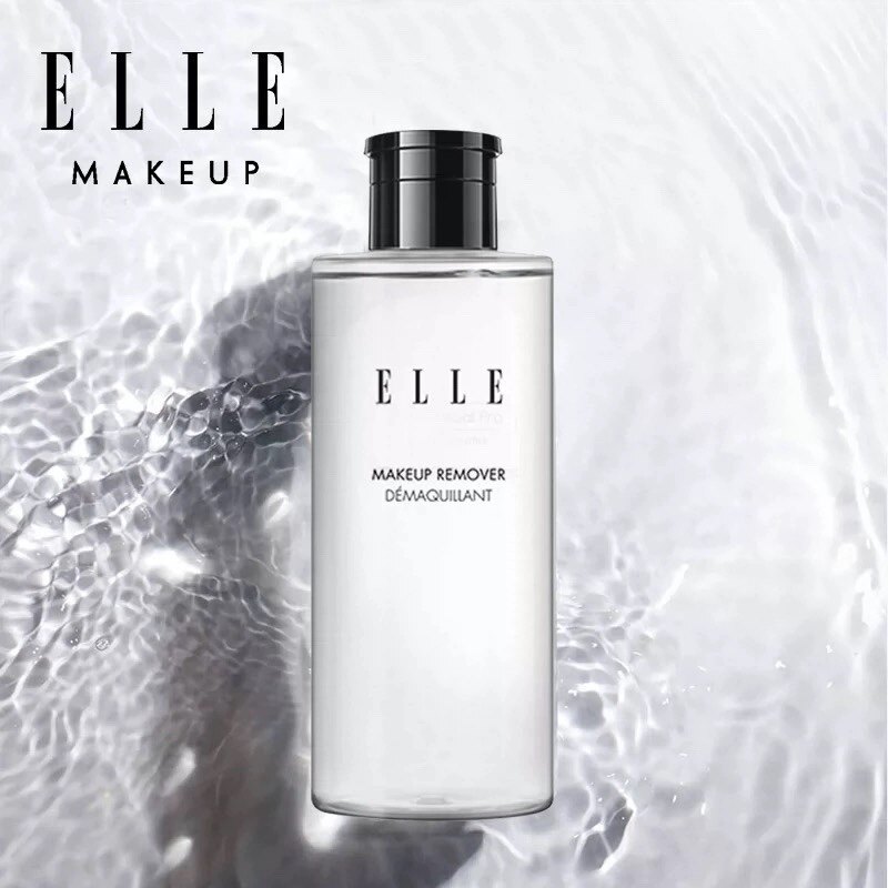 ELLE温和净颜卸妆液水净润脸部彩妆卸妆三合一泵头按压瓶500ml