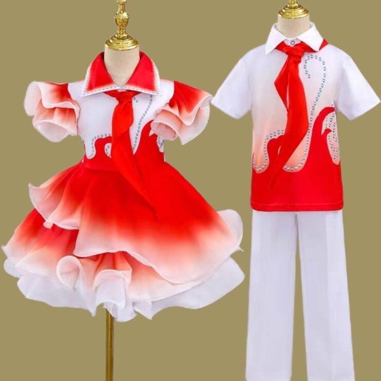 小荷风采红船启航合唱服儿童中小学生红领巾演出服舞蹈表演服