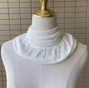 温暖护颈100%桑蚕丝男女通用真丝假领子围脖舒适柔软保暖秋冬