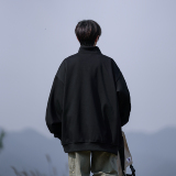 春季相机片新款港风大码纯色卫衣外套套头卫衣男V908P55控78，女装短外套，电商A029