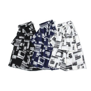 日系白底平铺男士轻熟店主风痞帅短袖话衬衫大码 C609 P40 控58图片
