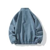 秋冬原创抖音白底平铺大码双领皮衣皮夹克外套男J861P88控138，男装夹克，电商A029