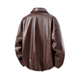 秋冬原创抖音白底立体图大码皮衣皮夹克外套男J860P78控128，男装夹克，电商A029