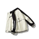 撞色原创大码日系白底平铺宽松棒球服夹克港风J850P98控138，男装夹克，电商A029