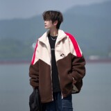 相机片大码宽松棉衣毛绒棉袄加绒加厚外套男MY192P118控168，男装棉衣，电商A029
