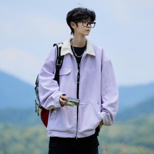 秋冬原创港风相机片大码绣花夹克外套棒球服男 J856 P78 控128图片