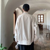 新款秋冬纯色原创大码港风宽松夹克外套男J852P88控128，男装夹克，电商A029