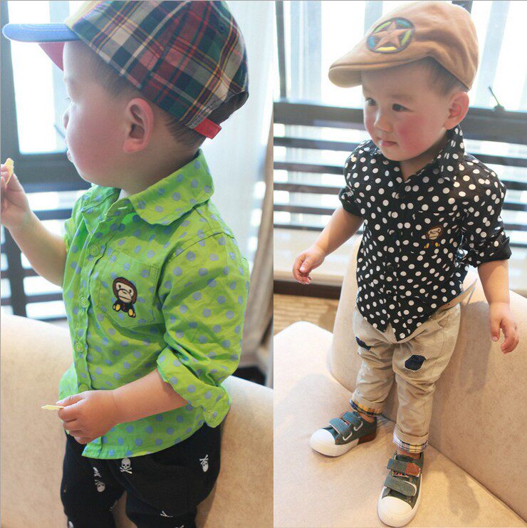 Chemise garcon à manche longue - Ref 2079046 Image 1