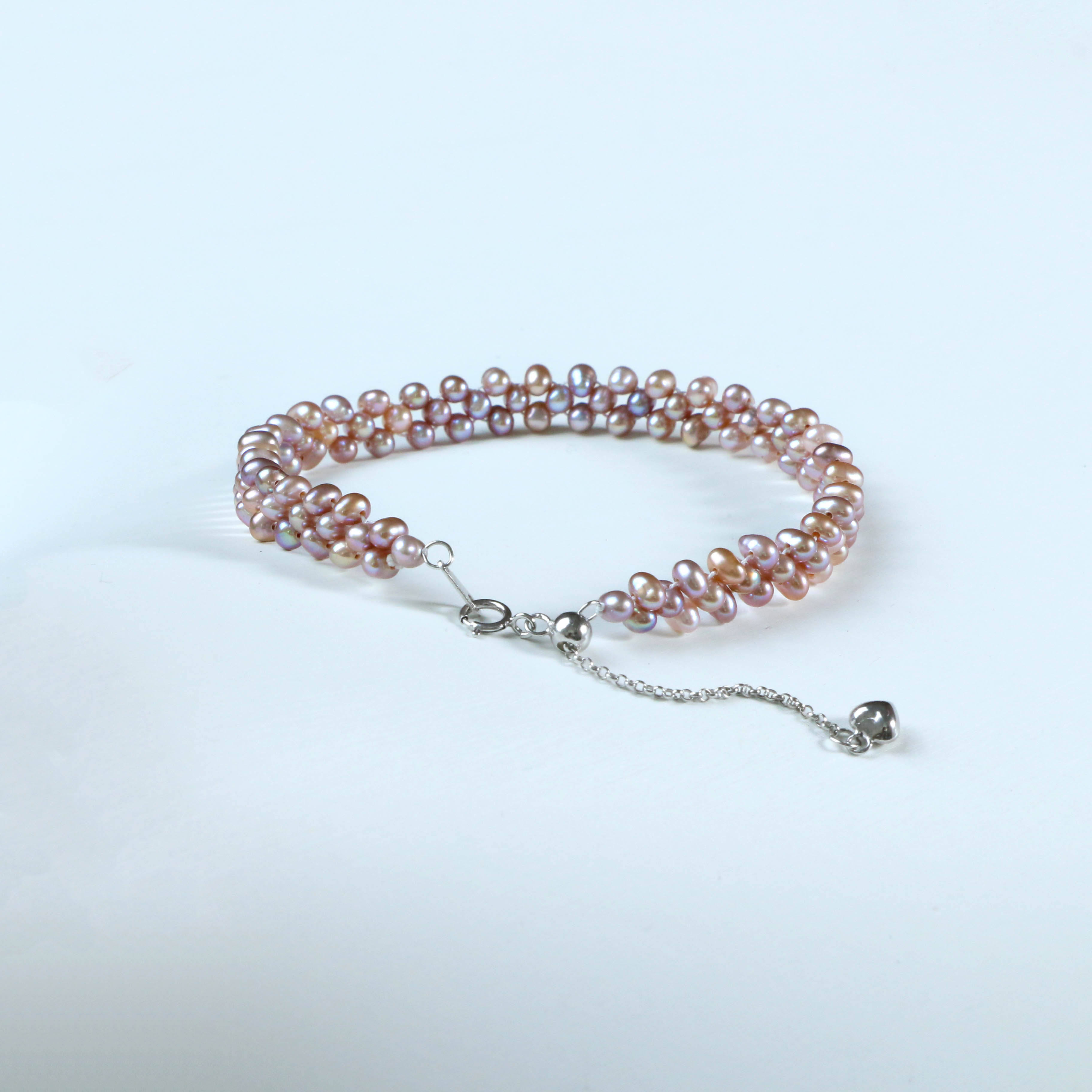 【仙仙专属】[玫瑰馨香]925银2-3mm淡水无核珍珠手工编织手链S123,珠宝/钻石/翡翠,手饰,淘宝优惠券,粉丝福利购,淘宝优惠卷