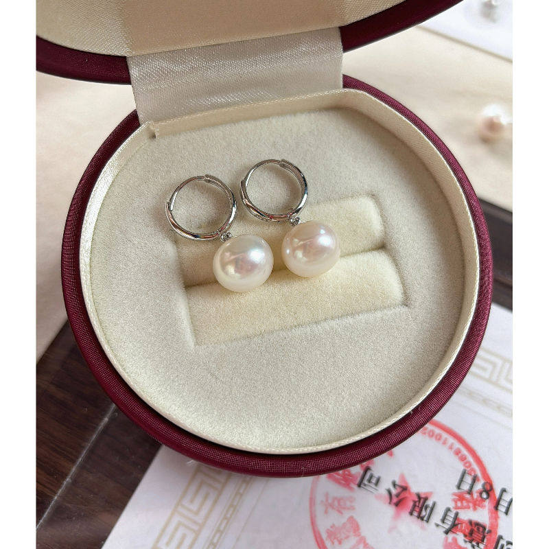 【仙仙专属】910-11mm淡水灵动小柿子珍珠耳坠D925E0517,珠宝/钻石/翡翠,耳饰,淘宝优惠券,粉丝福利购,淘宝优惠卷