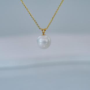 兔耳朵吊坠 13mm淡水时尚 18k金12 赠银链 初九甄选