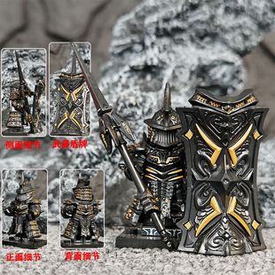 第三方高塔骑士暗潮系列黑暗骑士守卫积木人仔拼装玩具兼容乐高