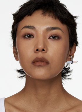 Blackgreen原创设计无耳洞猫眼石耳夹蚊香盘古典耳饰女精致耳骨夹