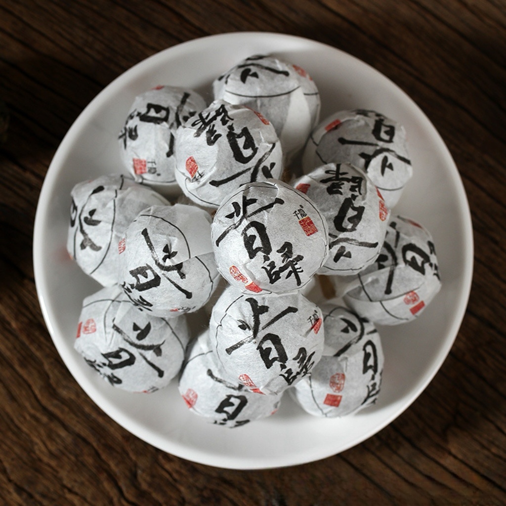 云南深山普洱茶  手工龙珠 昔归古树龙珠 生茶 春茶 小沱茶 散装