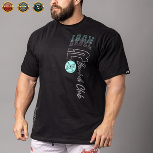 美国IronRebel短袖T恤原装进口Barbell Club V3 Oversized黑色