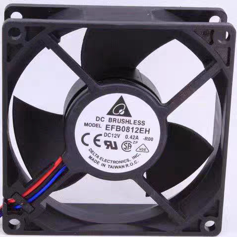 EFB0812EH 台达 8CM 8025 12V 0.42A  双滚珠 大风量服务器风扇