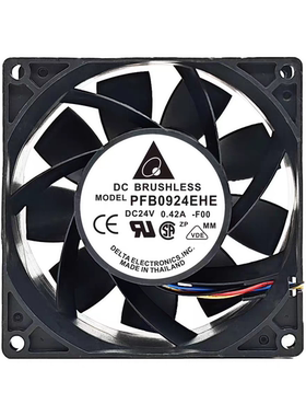 台达PFB0924EHE 24V 0.42A 9038 9CM厘米变频器散热风扇风机