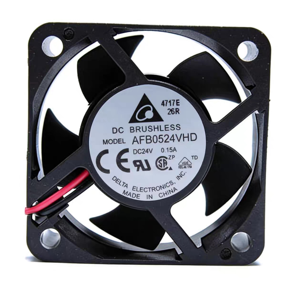 全新 AFB0524VHD 台达风机5020 24V 0.15A 5cm滚珠变频器散热风扇