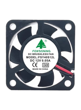 全新FSY40S12L/40S12M DC12V 0.05/0.08A 4010 超静音散热风扇