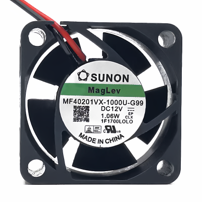 SUNON建准 4CM MF40201VX-1000U-G99 12V 1.06W 直流散热风扇4020