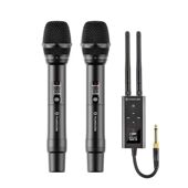 音乐骑士G60一拖二无线话筒防啸叫舞台演出户外音响唱歌麦克风G70