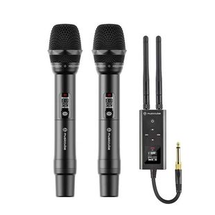 音乐骑士G60一拖二无线话筒u段防啸叫舞台演出户外音响唱歌麦克风