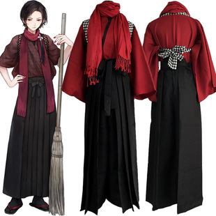 刀剑乱舞加州清光COS服内翻服打扫服剑道服日本和服cosply服装男
