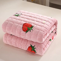 Удерживающий тепло фланелевый нескользящий коралловый матрас, увеличенная толщина