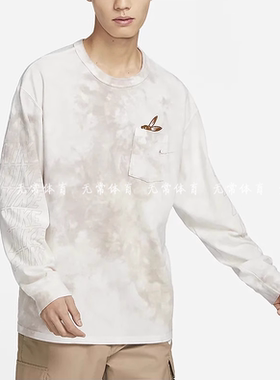 耐克/NIKE CNY男子运动休闲兔年印花圆领长袖T恤FD8432-252-466