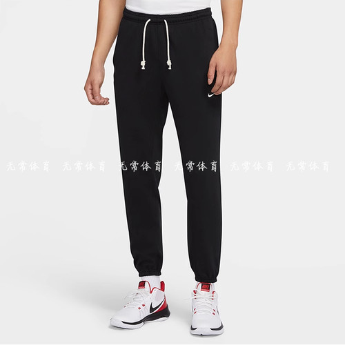 Nike/耐克 DRI-FIT 男子速干刺绣logo 运动休闲长裤 CK6366-010
