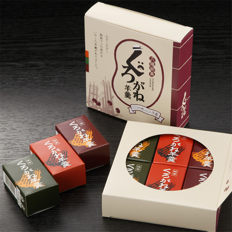 日本直邮九州伴手礼八幡制铁所抹茶/原味/小仓羊羹零食礼盒装6枚