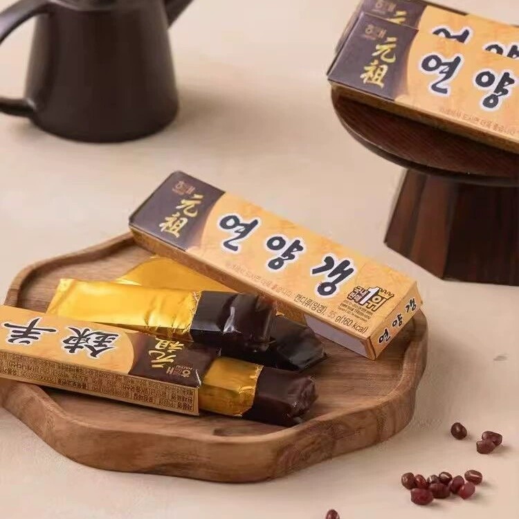 海太羊羹55g*10条传统糕点红豆沙炼羊羹糖条点心韩国进口食品糕点