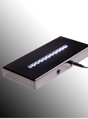 长方形3D内雕摆件木质发光底座