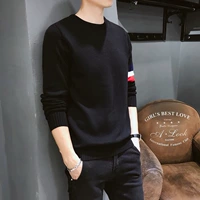 Áo len nam mùa thu đông 2018 phiên bản mới của Hàn Quốc áo len đáy ấm ấm áp nam dài tay áo len dày mùa xuân - Cặp đôi áo len áo đôi tình yêu