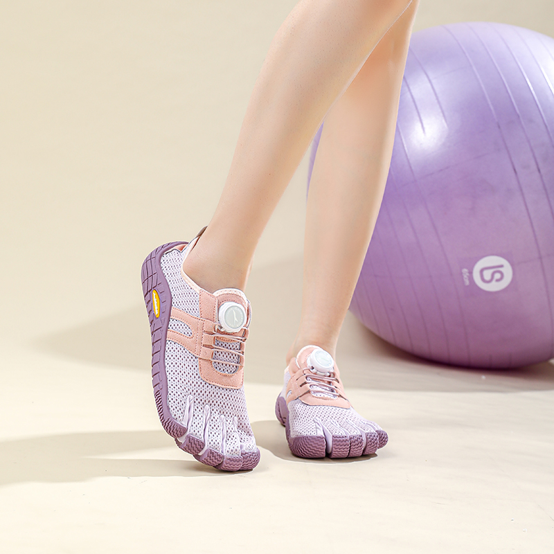 健身深蹲硬拉防滑五指旋钮分趾鞋