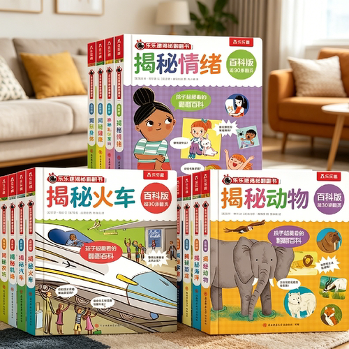 学校绘本儿童揭秘翻翻书系列立体