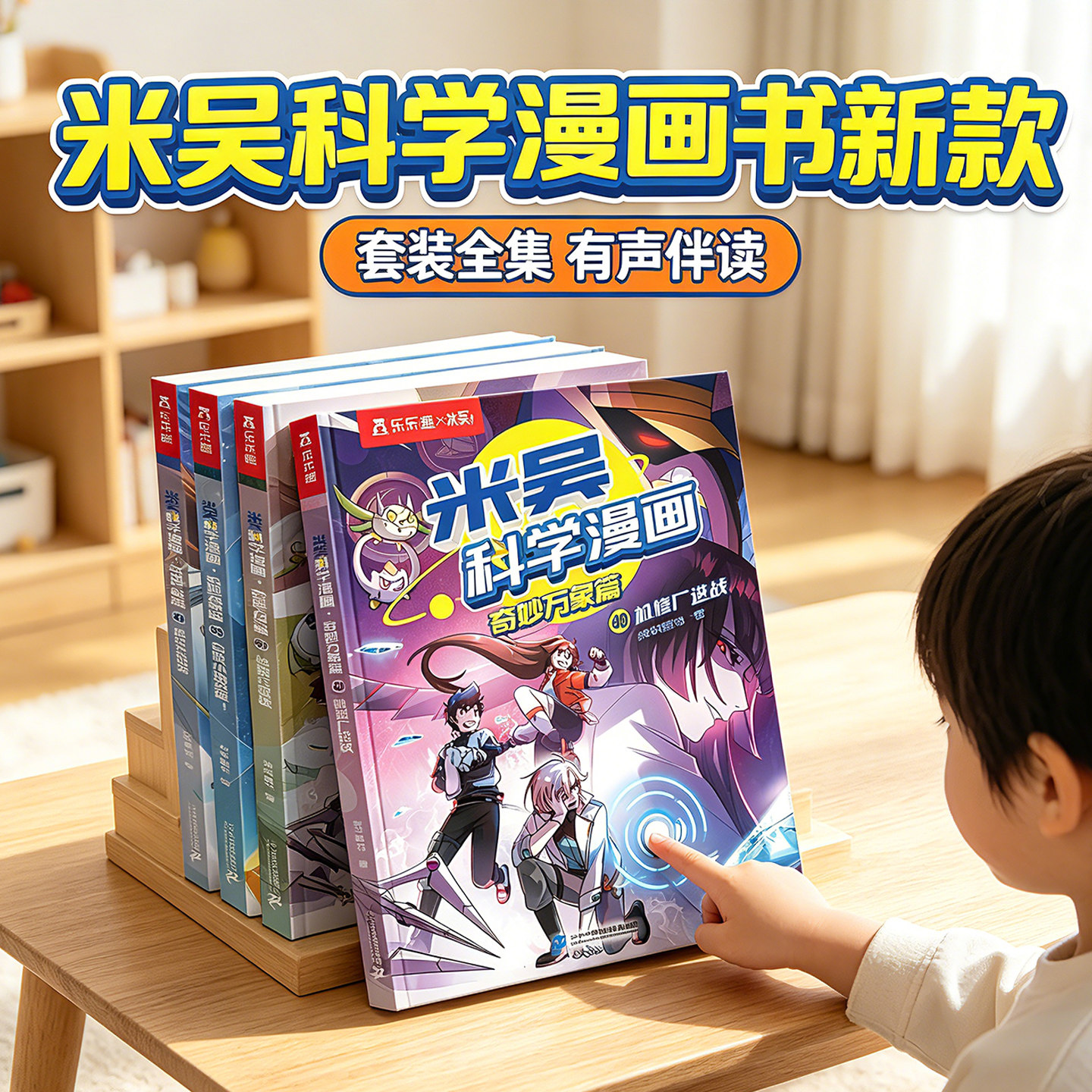 米吴科学漫画书第十辑37-40册图片