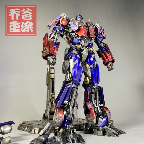 乔爸重涂 3A现货 threezero变形金刚2天火擎天柱合体 DLX合金
