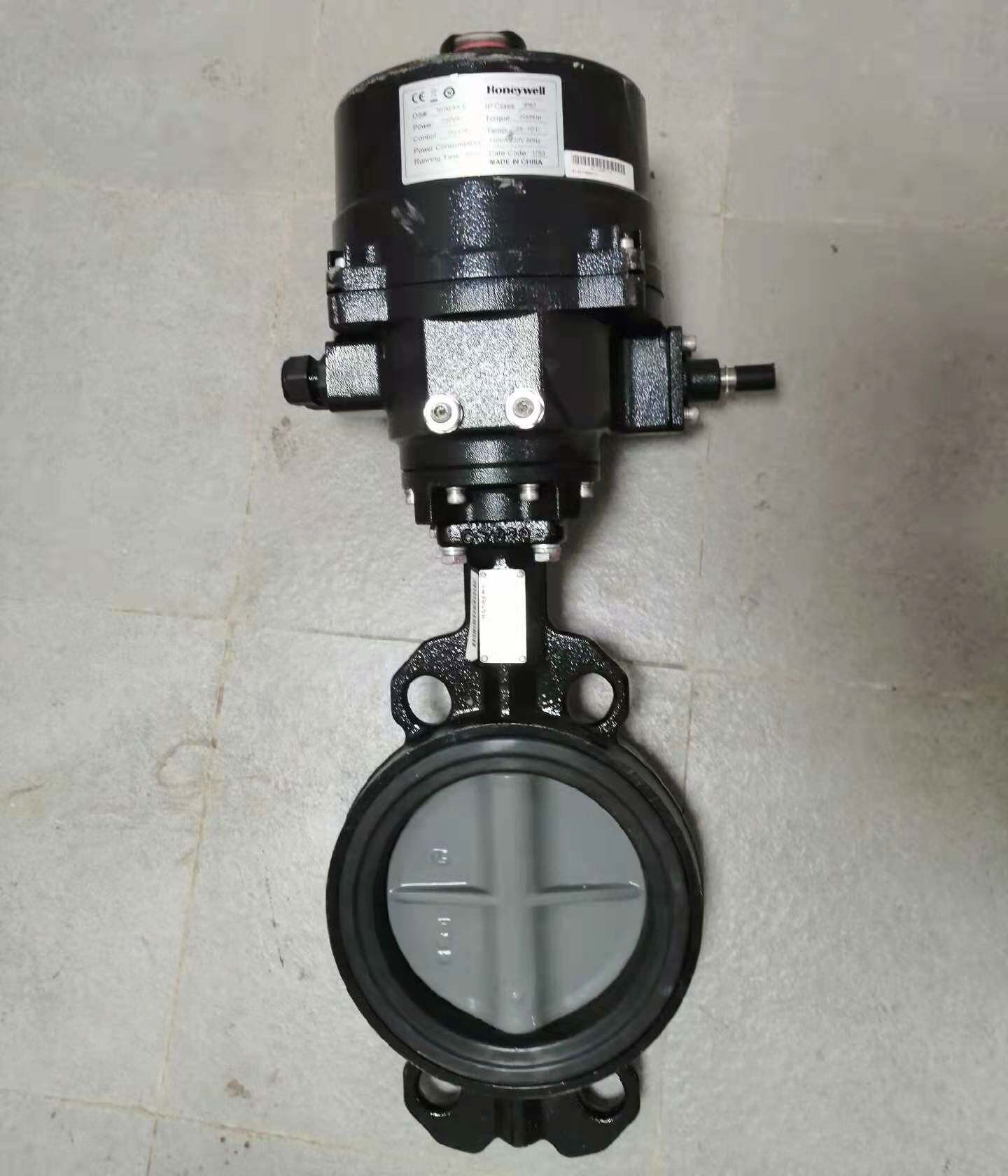 Honeywell霍尼韦尔电动蝶阀V9BFW16-250+NOM-P5B-E调节型DN250