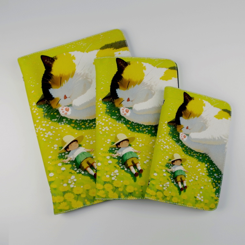 活页本我和猫系列可水洗治愈系笔记本文创手账本高颜值摘抄本猫咪