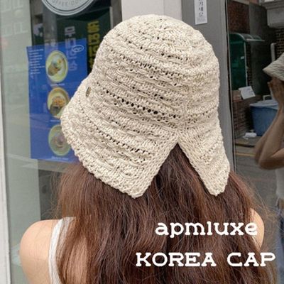 韩国花姐25春夏新款草帽大头镂空