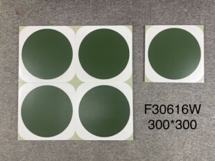 绿色小花砖仿古砖300x300厨房阳台厕所浴室墙砖咖啡店奶茶店地砖