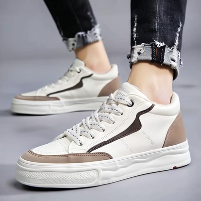 人本保暖百搭平底休闲男鞋