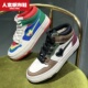 春秋款 潮鞋 板鞋 休闲韩版 拼色ins 超纤皮面百搭外时尚 人本高帮女鞋