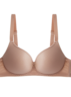 古今内衣女正品无钢圈零束缚薄款舒适光面无痕小胸定型文胸0F722