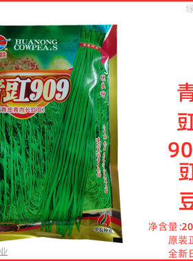 华赣青豇909青皮青肉长豇豆种子豆角 架豆长豆春夏秋季长豆角种孑