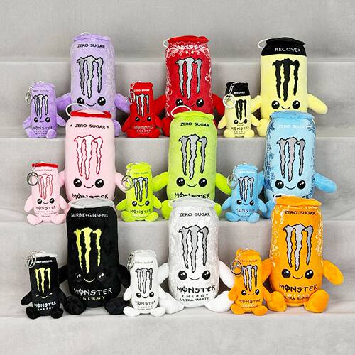 跨境爆款Monster Ultra‑White白色魔爪易拉罐动漫游戏周边玩偶