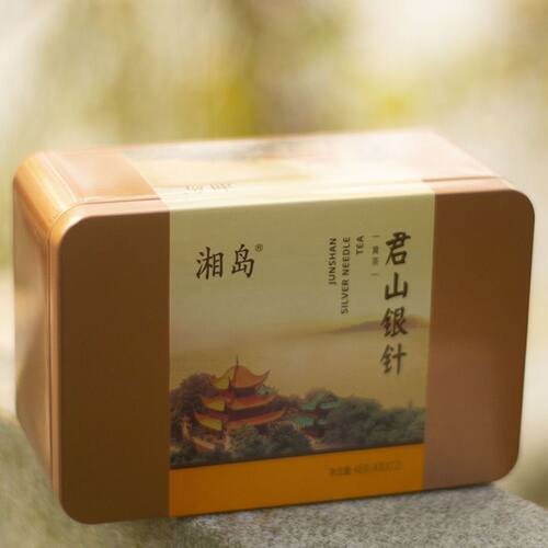 2025明前新茶叶黄茶君山银针 湖南特产特级48克独立罐装新品茶叶