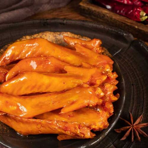 百香得味滋友香辣味45g泡卤味大翅尖即食鸭翅尖休闲