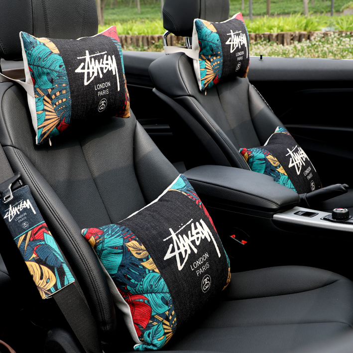 枕头潮牌卡通创意内饰品套装